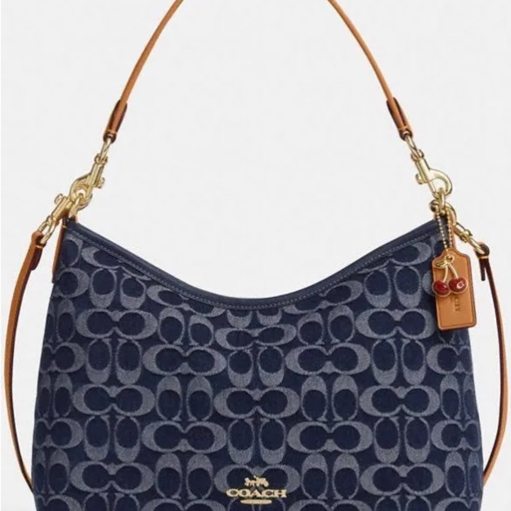 Coach Laurel Shoulder Bag In Signature Denim